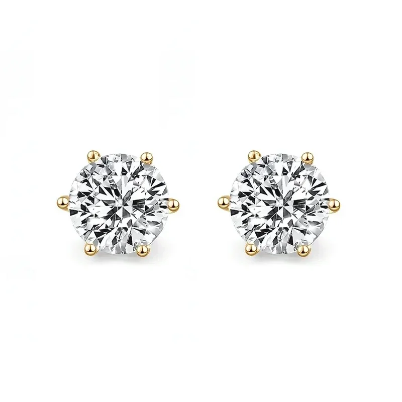 Smallest Moissanite Stud Earrings