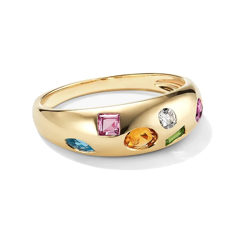Colorful Chunky Ring