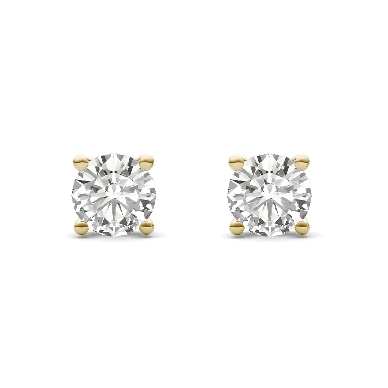 Smallest Moissanite Stud Earrings