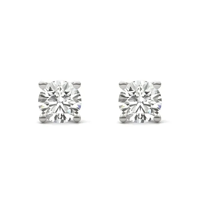 Smallest Moissanite Stud Earrings