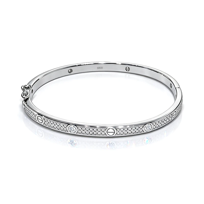 Full Star Moissanite Bangle
