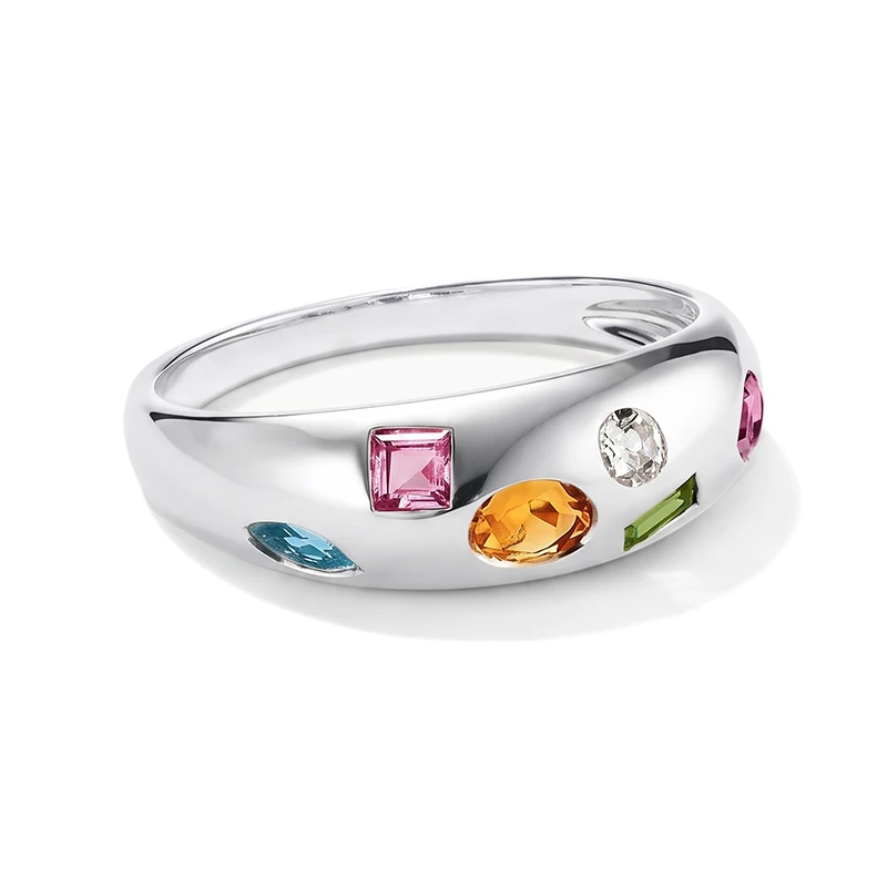 Colorful Chunky Ring