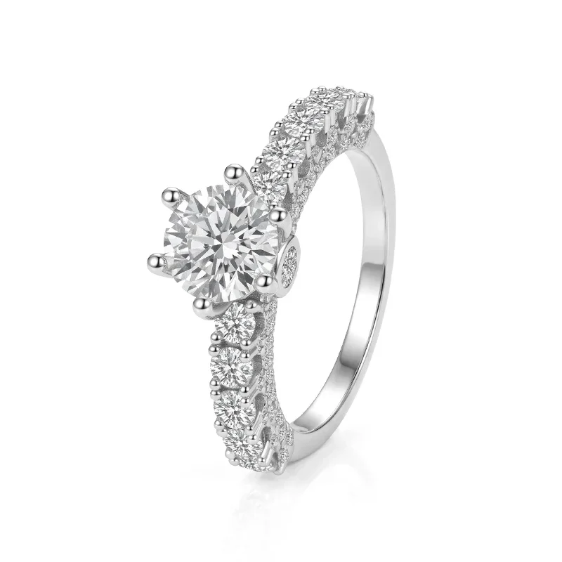 Bright Star Moissanite Ring