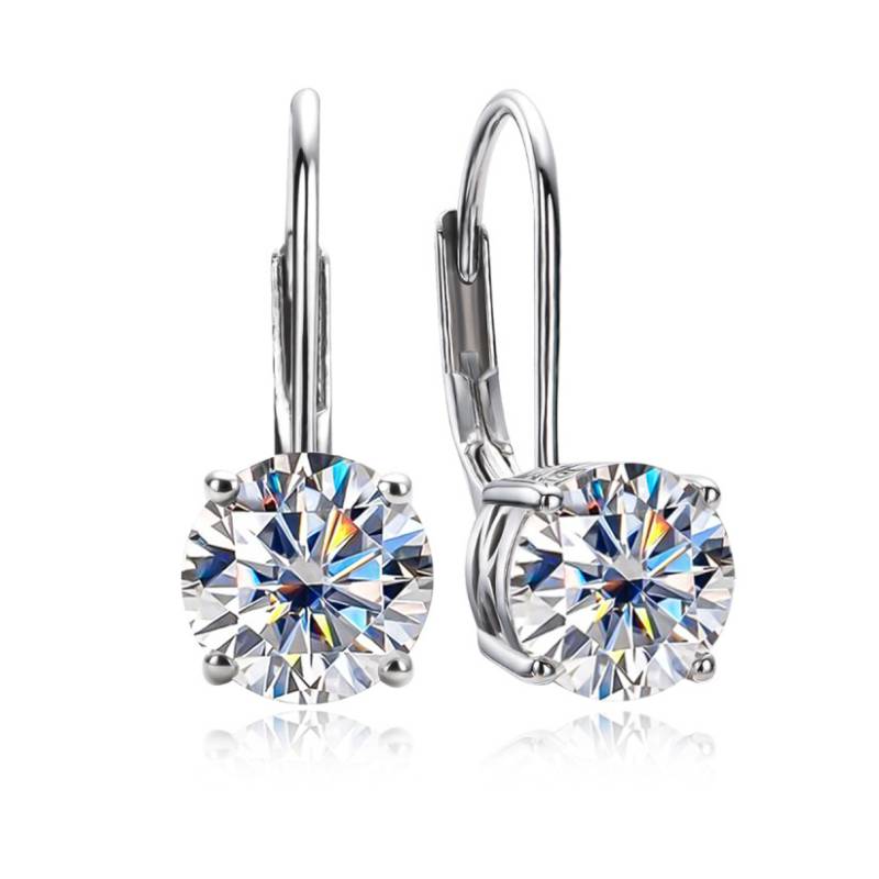 Des Leverback Moissanite Earrings (2.0 ct.tw.)