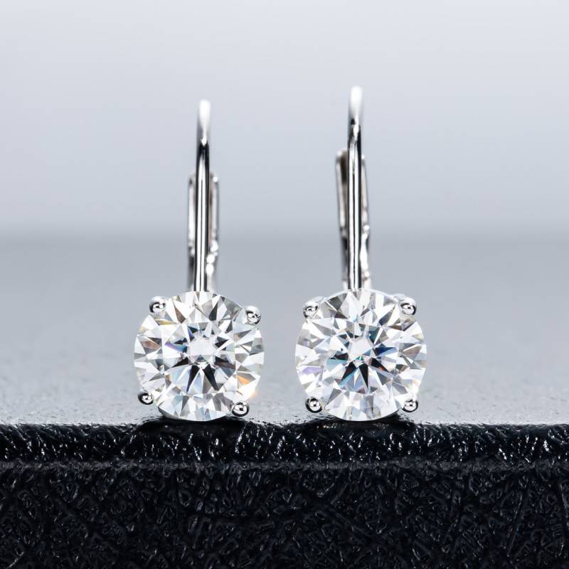 Des Leverback Moissanite Earrings (2.0 ct.tw.)