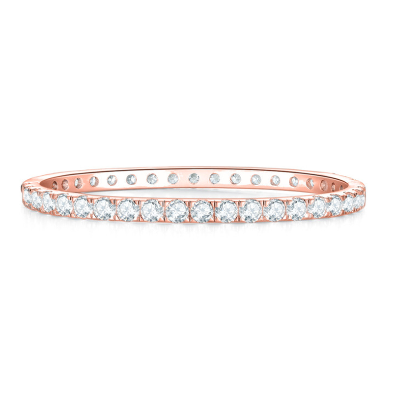 Moissanite Tennis Bangle-VOOGME