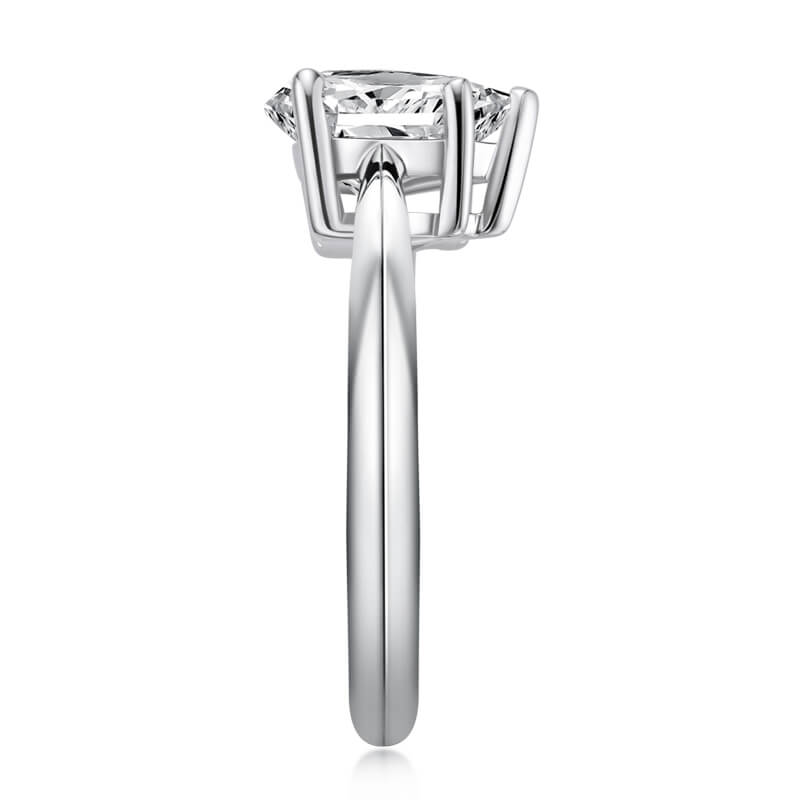 Solitaire Pear Shape Moissanite Engagement Ring 2.0 ct-VOOGME