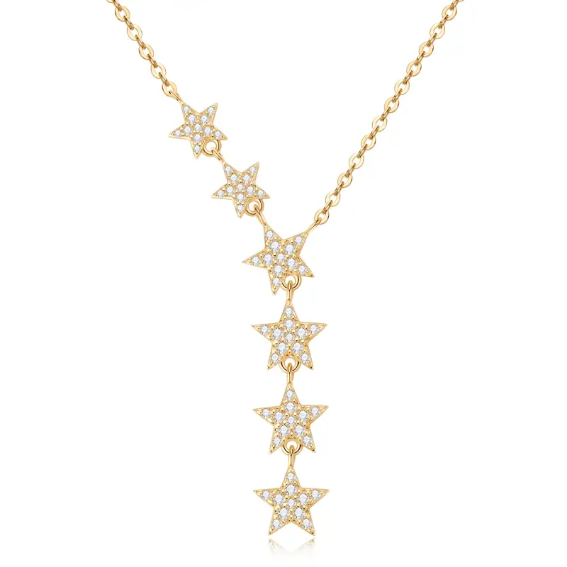 Celestial Star Moissanite Necklace