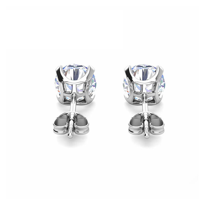 Squelette Moissanite Stud Earrings-VOOGME