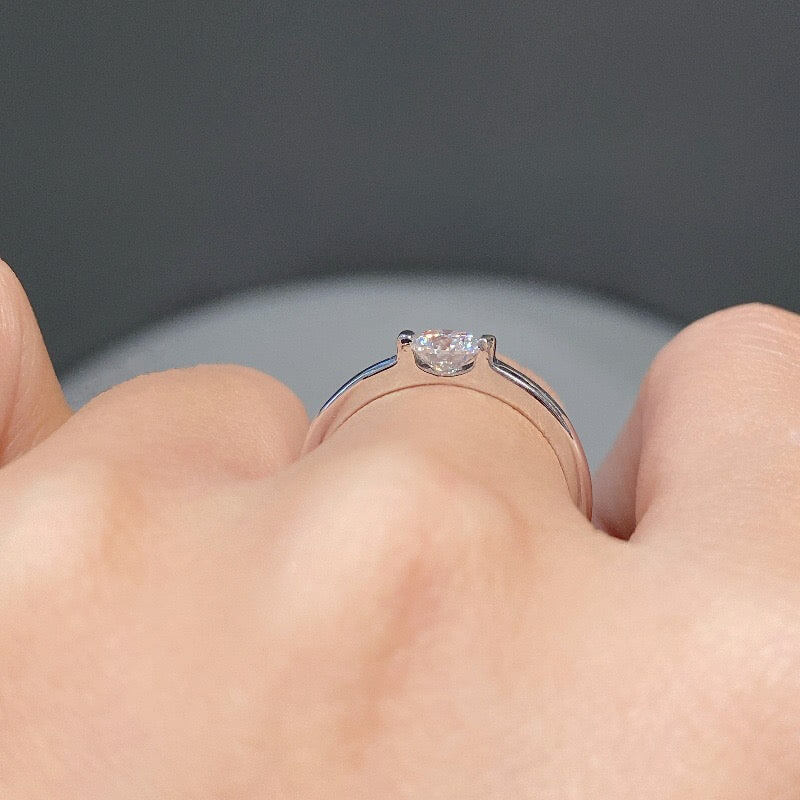 Shea Moissanite Engagement Ring