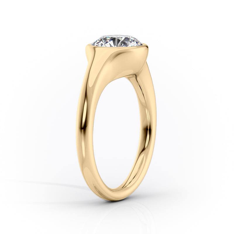 Honora Bezel Moissanite Engagement Ring 2.0ct