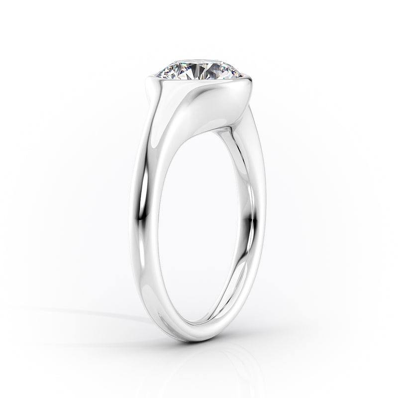 Honora Bezel Moissanite Engagement Ring 2.0ct