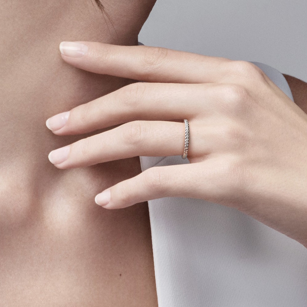 Half Eternity Moissanite Wedding Band (0.15 ct. tw.)-VOOGME