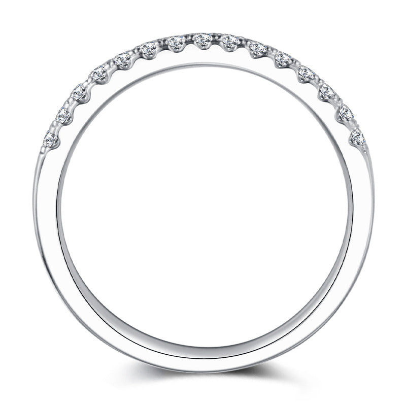 Half Eternity Moissanite Wedding Band (0.15 ct. tw.)-VOOGME
