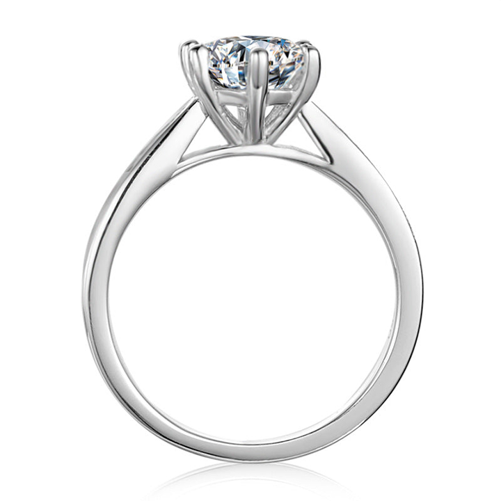 Attente Vintage Moissanite Engagement Ring-VOOGME
