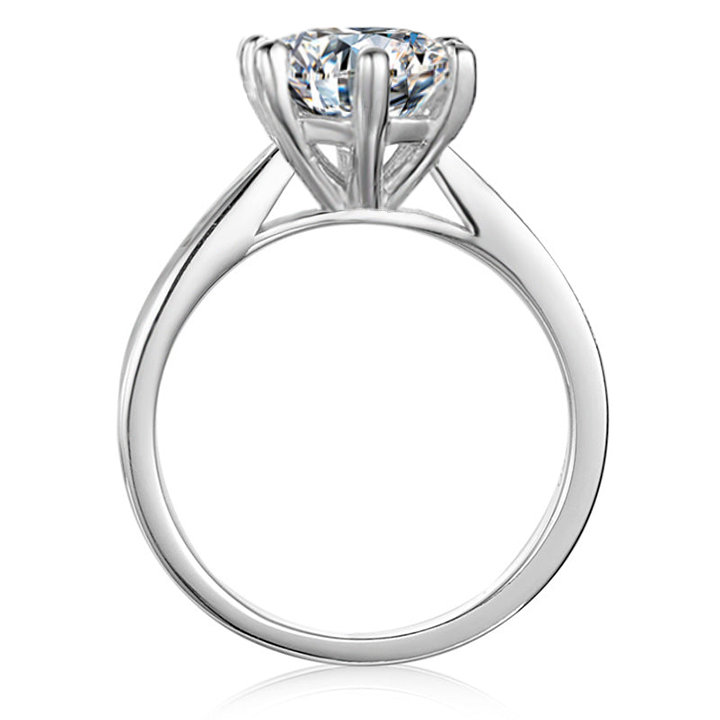 Attente Vintage Moissanite Engagement Ring-VOOGME