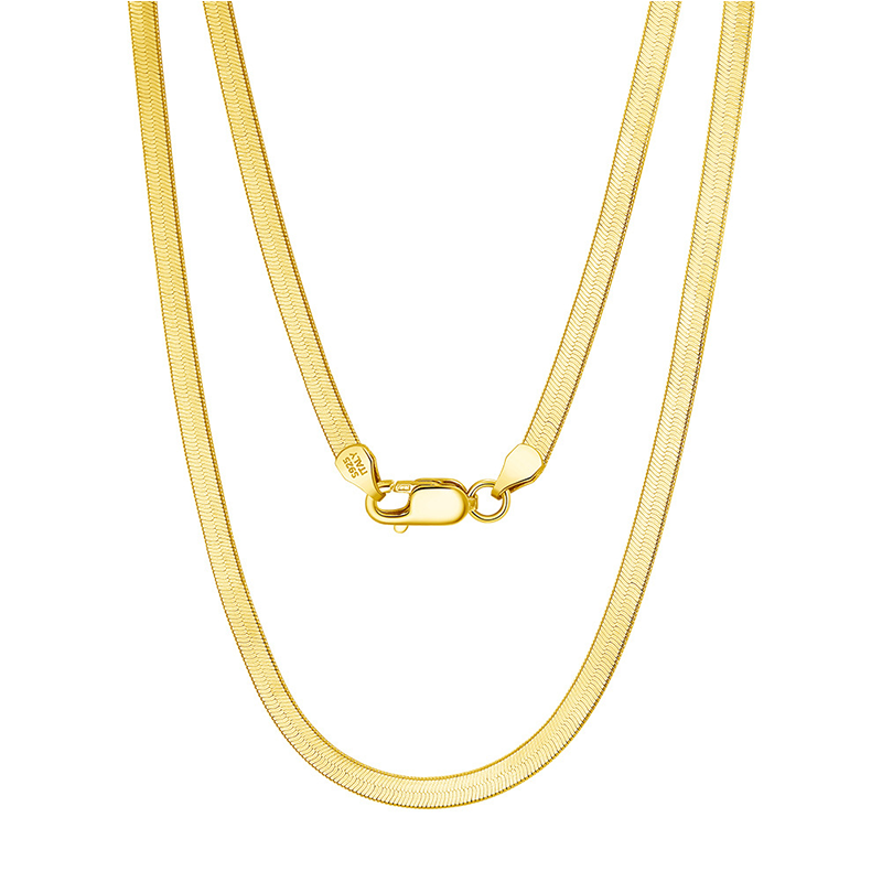 Plain Snake Necklace-VOOGME