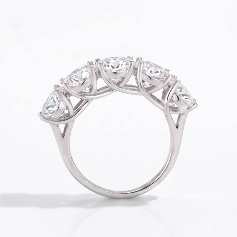 Camille Luxury Five-Stone Moissanite Ring