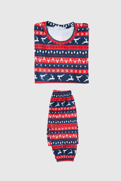 Womens Reindeer Fairisle Matching Family PJ Set