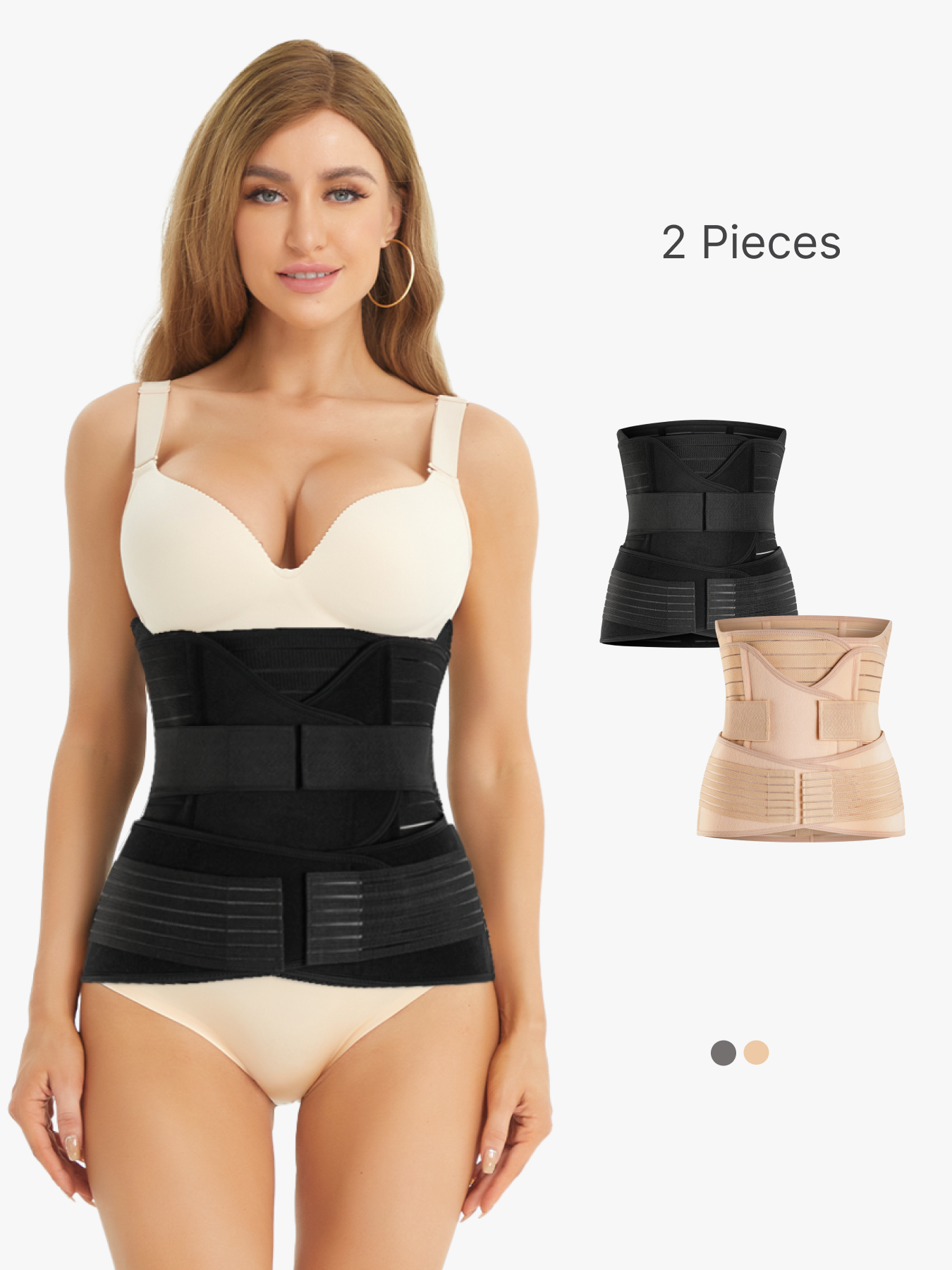 BRABIC Waist Trainer for Women Postpartum Tummy Control Cincher Belt 2