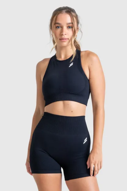 Impact Solid High-Neck Crop 