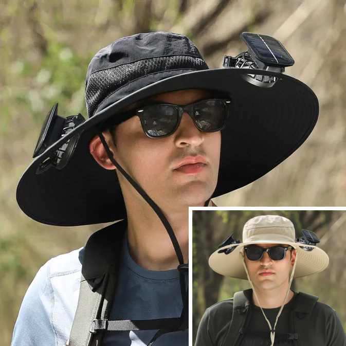 🔥Last 4 hours Sale: Save 49%⚡2025 New Ultralight Solar Fan Sun Hat – Lighter Than a Baseball!⚾No need to charge!