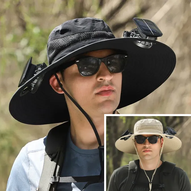 🔥Last 4 hours Sale: Save 49%⚡2025 New Ultralight Solar Fan Sun Hat – Lighter Than a Baseball!⚾No need to charge!