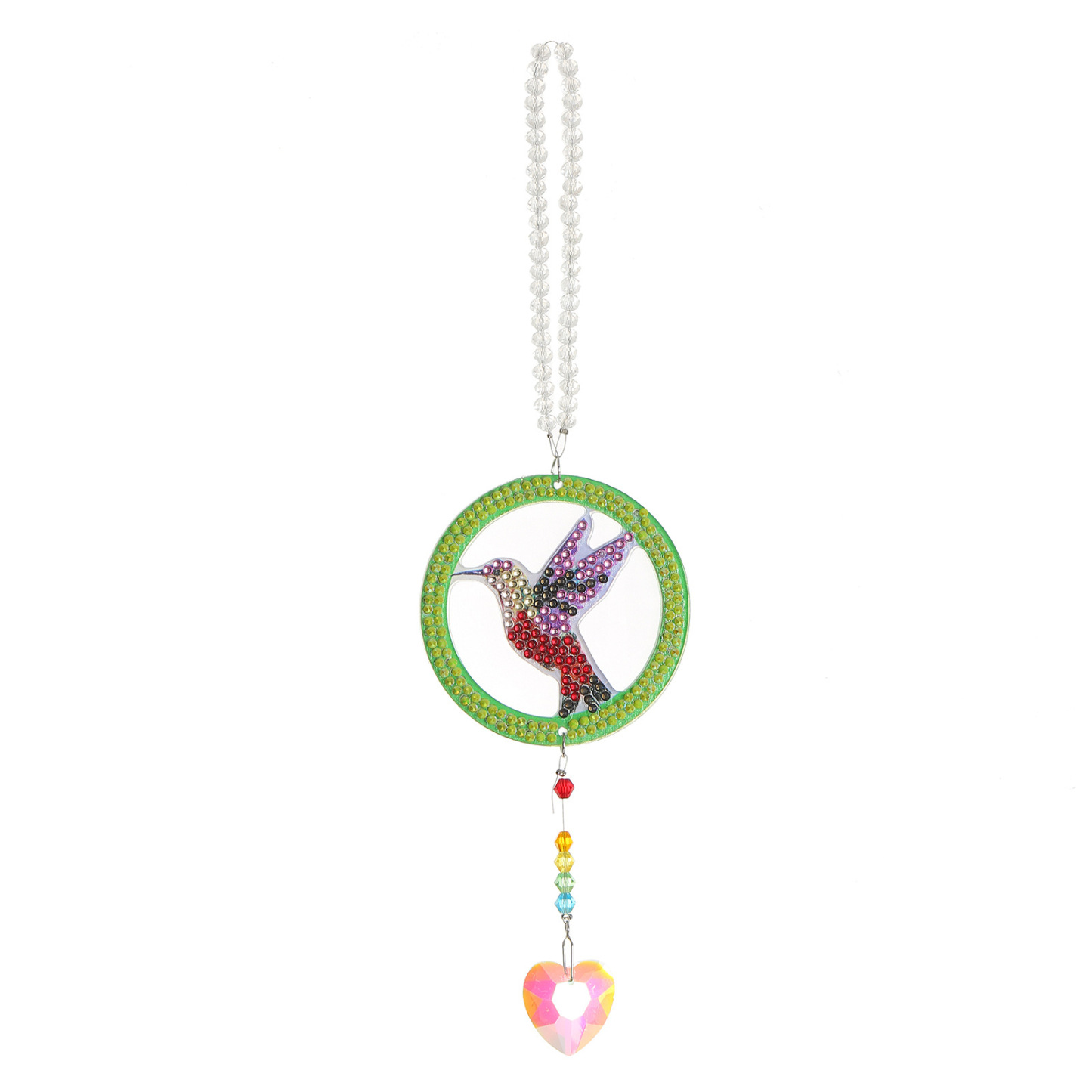 Diamond Painting Foreign Trade 5d Acrylic Crystal Pendant DIY Paste Diamond Embroidery Car Decoration Small Pendant Kit Dot Diamond