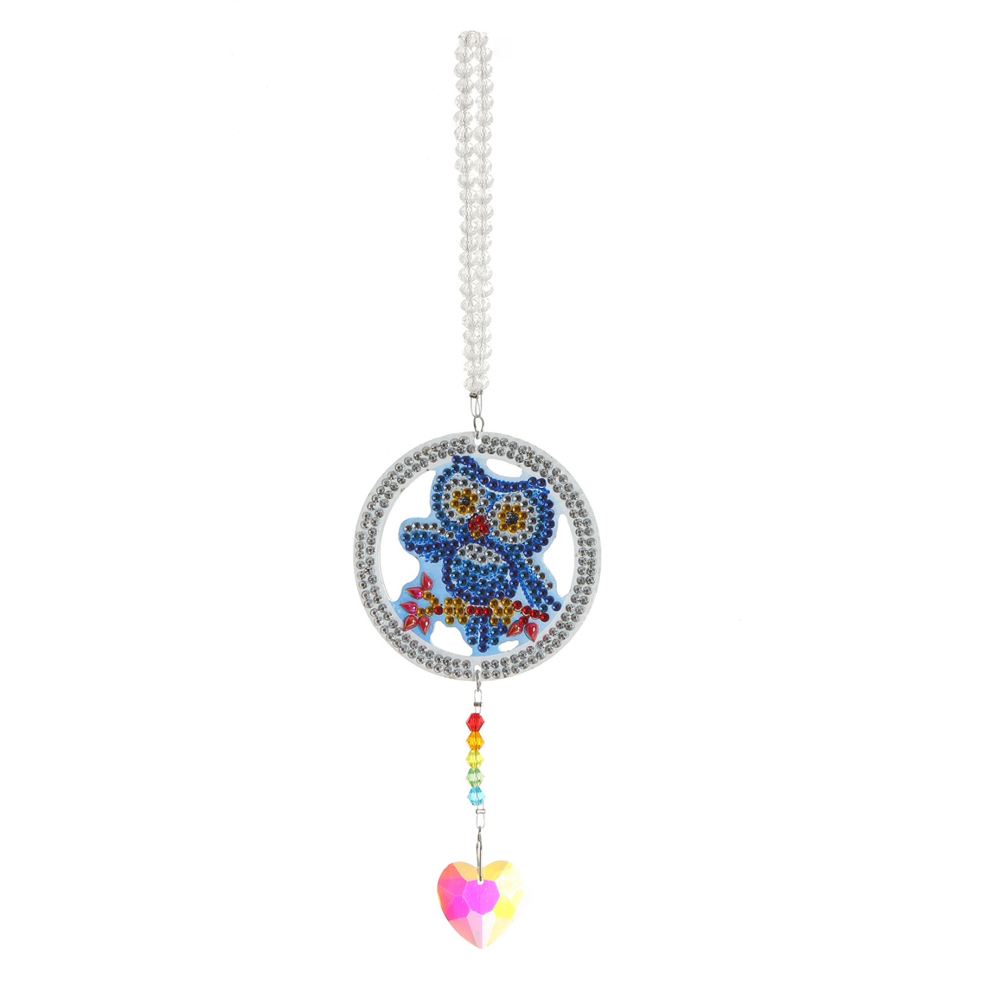 Diamond Painting Foreign Trade 5d Acrylic Crystal Pendant DIY Paste Diamond Embroidery Car Decoration Small Pendant Kit Dot Diamond