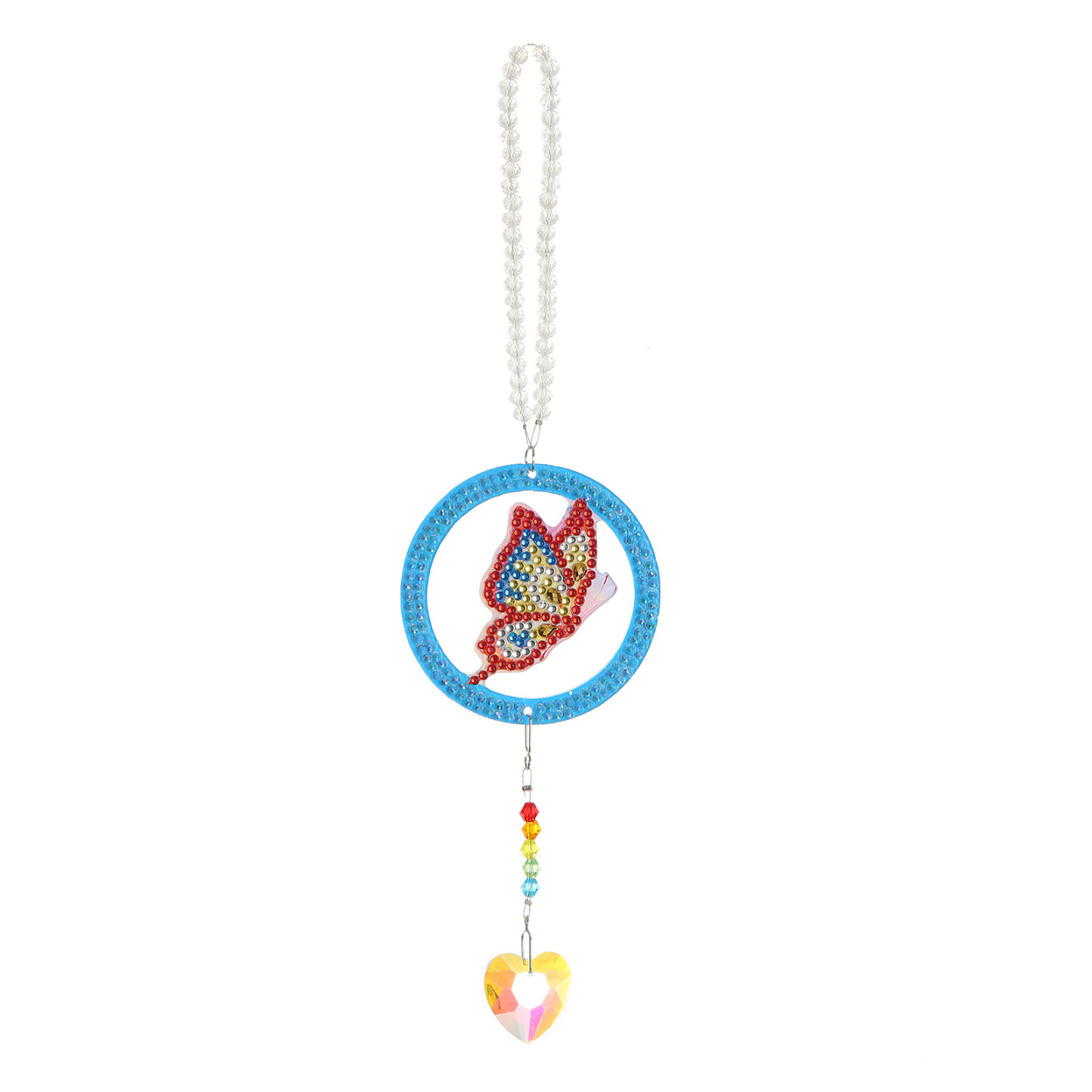 Diamond Painting Foreign Trade 5d Acrylic Crystal Pendant DIY Paste Diamond Embroidery Car Decoration Small Pendant Kit Dot Diamond