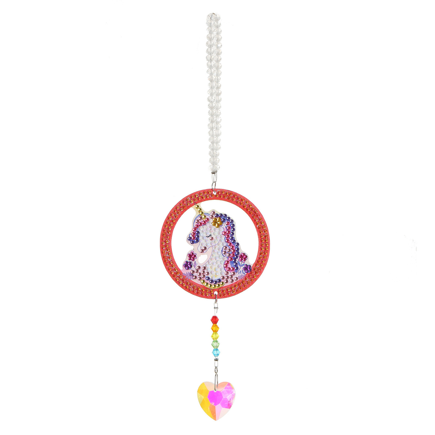 Diamond Painting Foreign Trade 5d Acrylic Crystal Pendant DIY Paste Diamond Embroidery Car Decoration Small Pendant Kit Dot Diamond