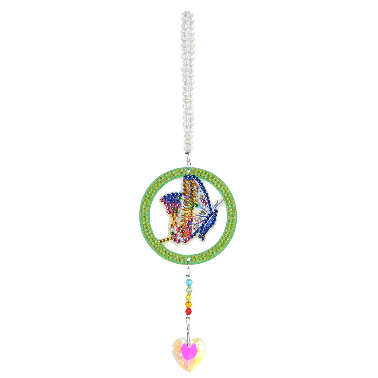 Diamond Painting Foreign Trade 5d Acrylic Crystal Pendant DIY Paste Diamond Embroidery Car Decoration Small Pendant Kit Dot Diamond