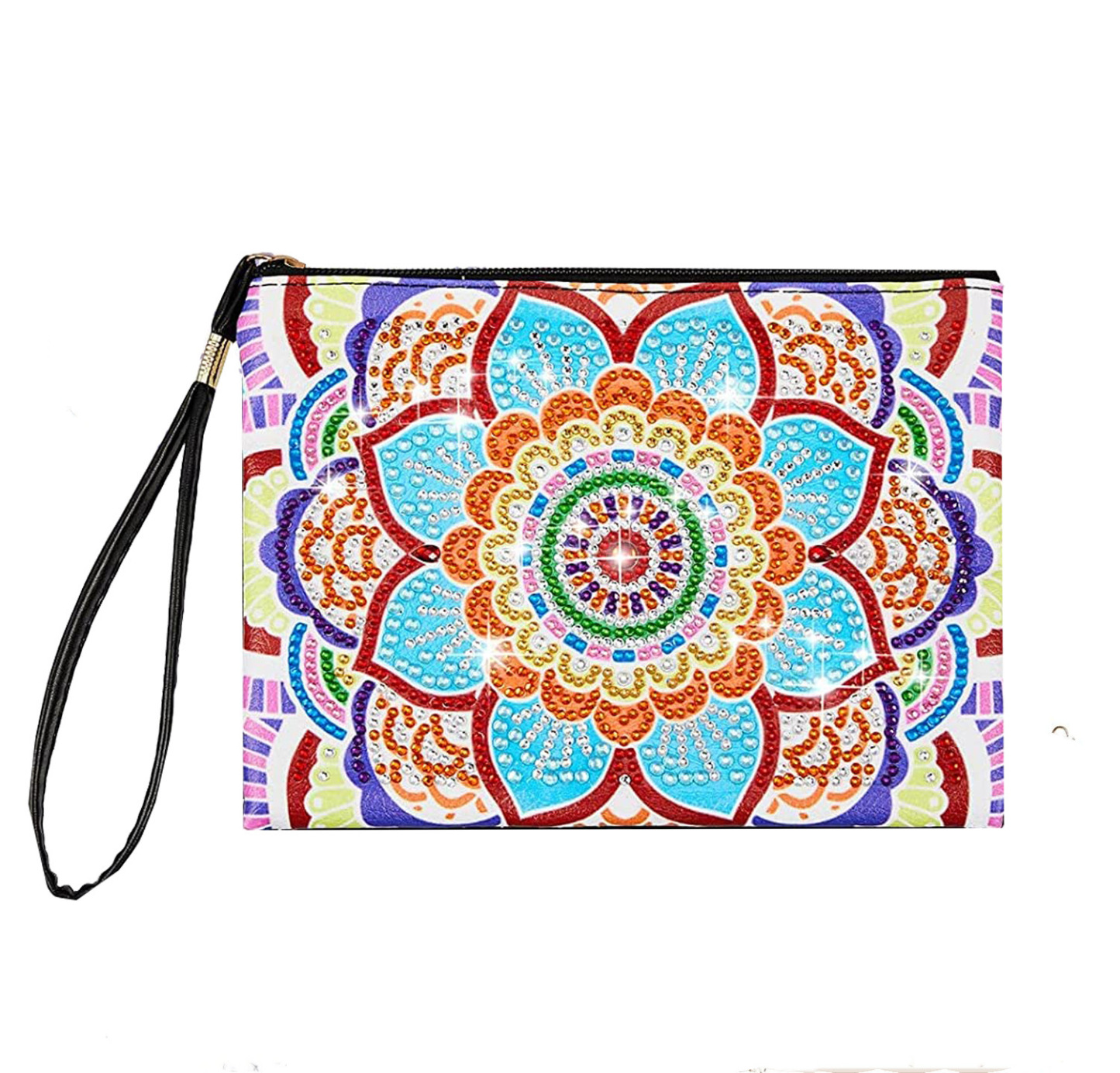 Cross Mirror SHEIN 5D DIY Diamond Painting Handbag Makeup Bag Mandala Style Handmade Diamond Artiste