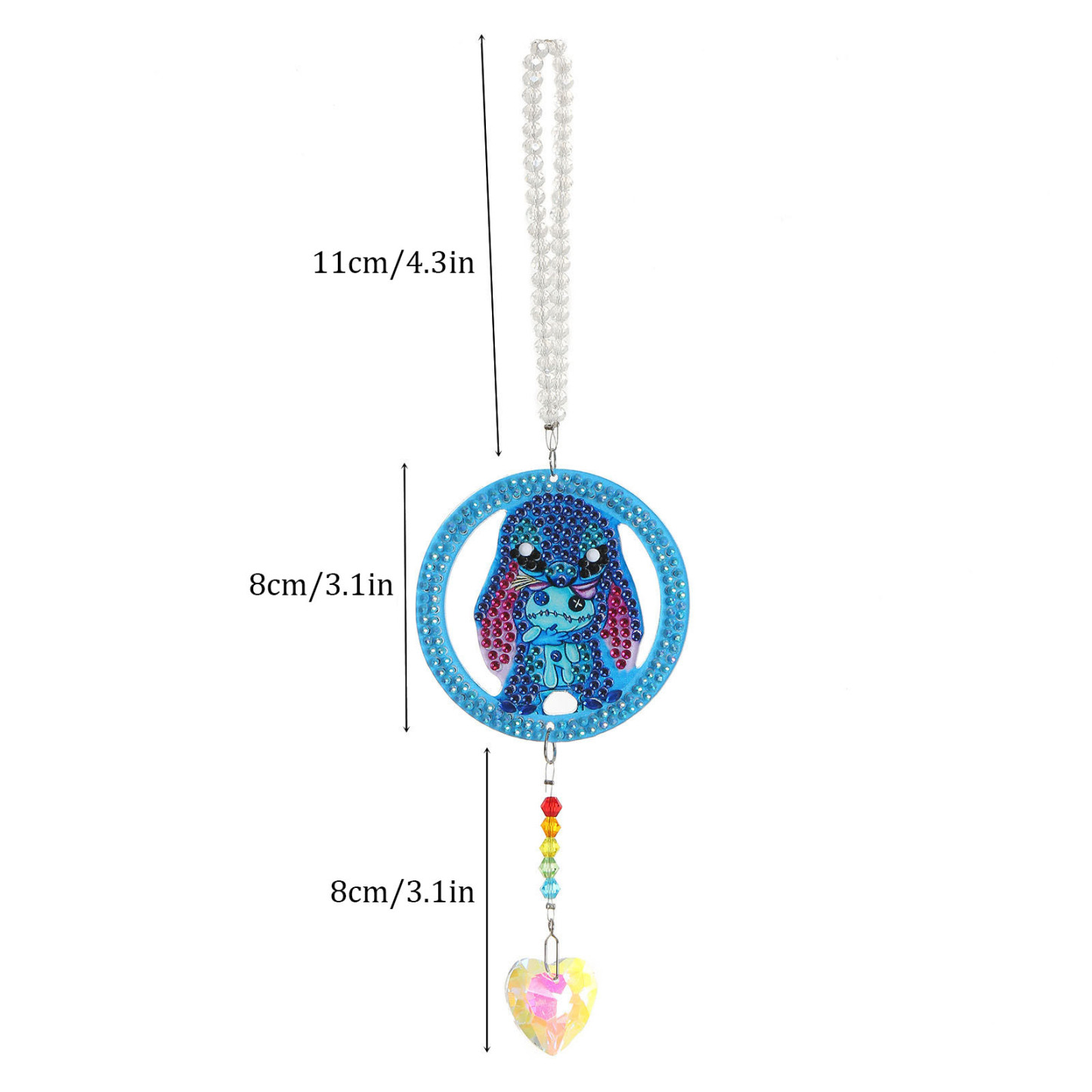 Cross Mirror 1 Diamond Painting Capture Landscape Cartoon Character Pattern DIY Pendant Acrylic Double sided Diamond Painting