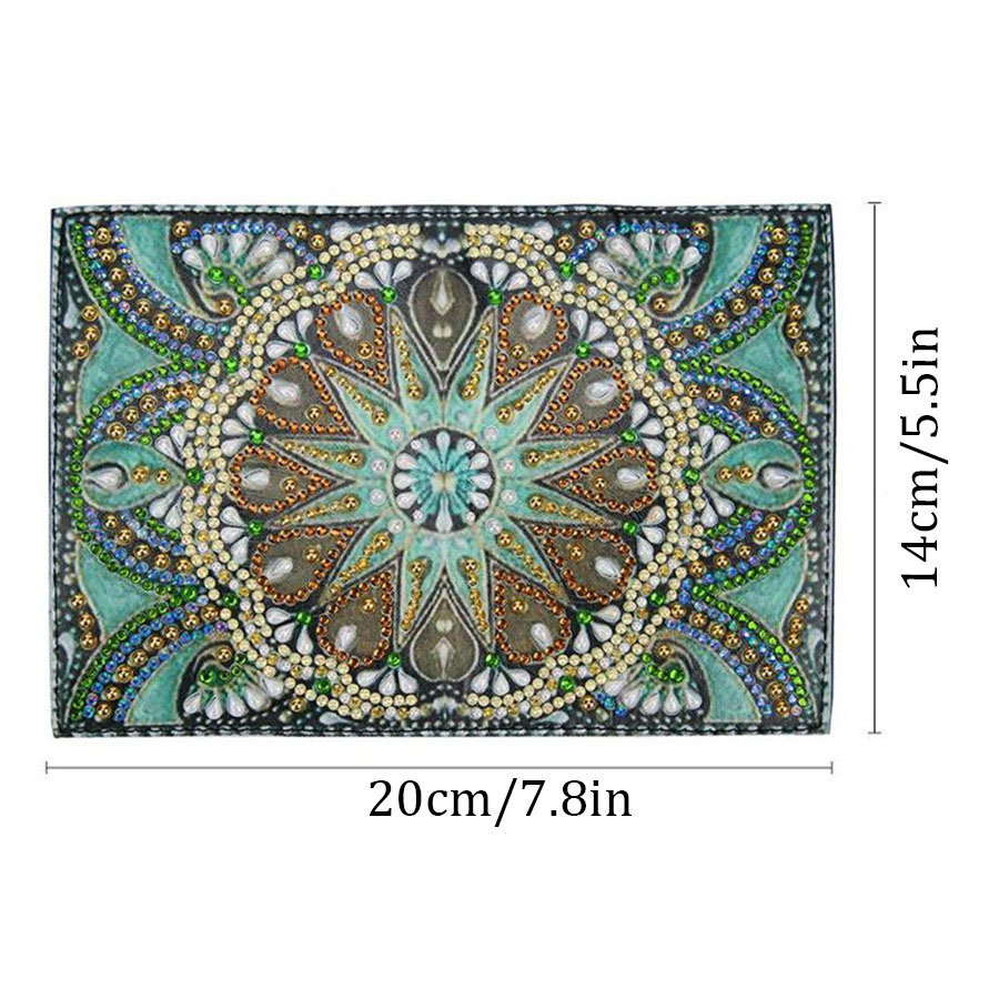 Cross Mirror Foreign Trade Creative Cross Mirror Independent Station New Point Paste Diamond DIY Crafts Diamond Painting Travel Passport Book