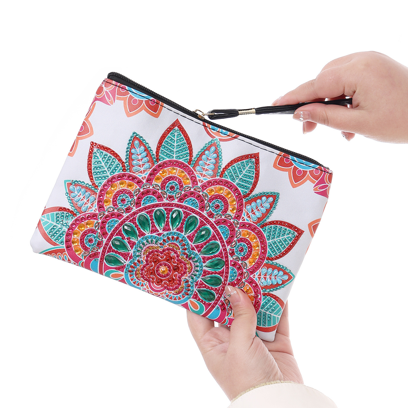 Cross Mirror AliExpress 5D DIY Diamond Painting Handbag Makeup Bag Mandala Style Diamond Art Craft Bag