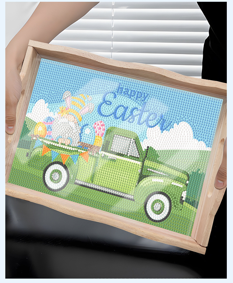 New Diamond Painting Plate DIY Handmade Square Wooden Tray Animal Mandala Diamond Stickers Wholesale Available