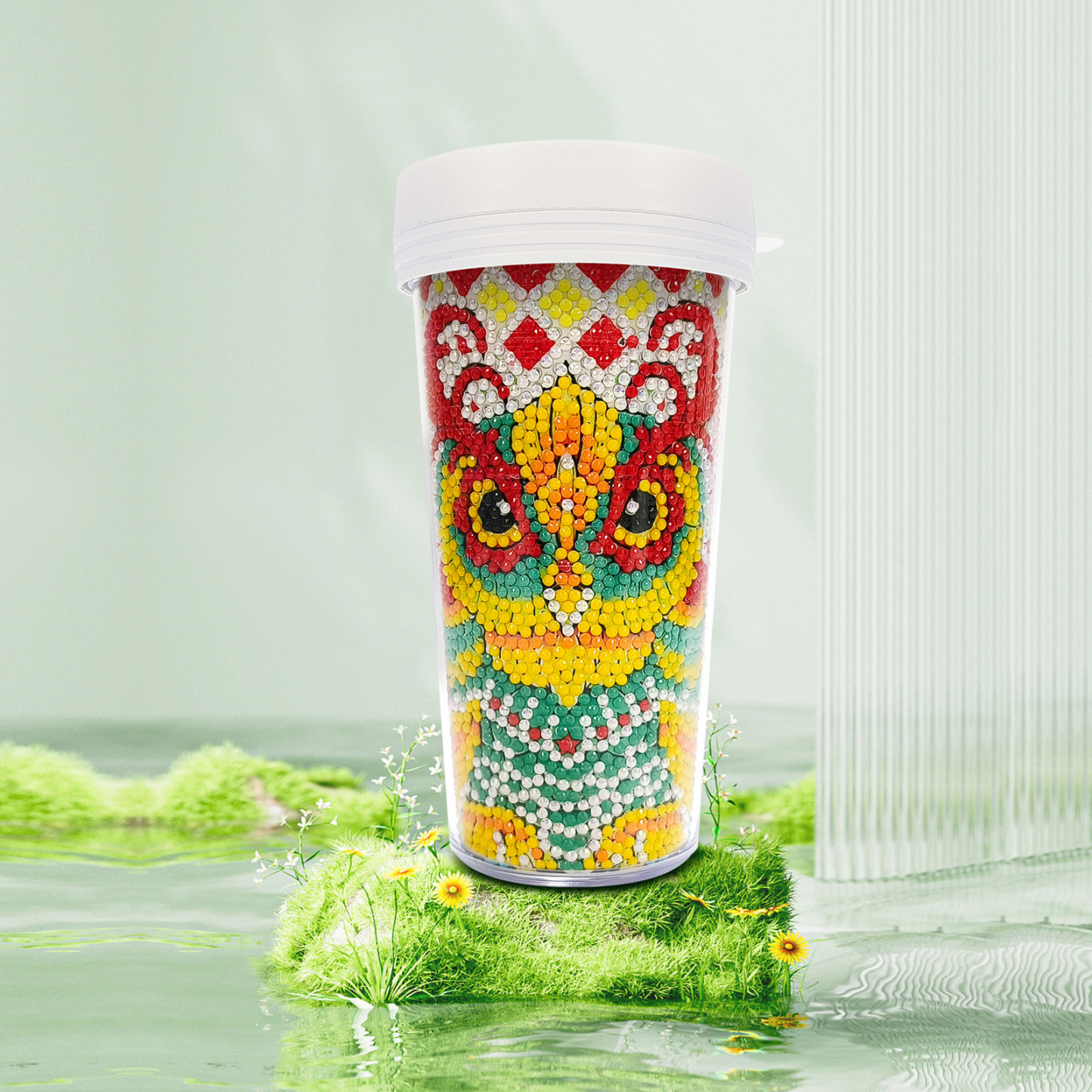 New Unique Diamond Painting Cup Cross border Supply Diamond Paste Embroidery DIY Handmade Full Diamond Creative Decoration Painting Wholesale