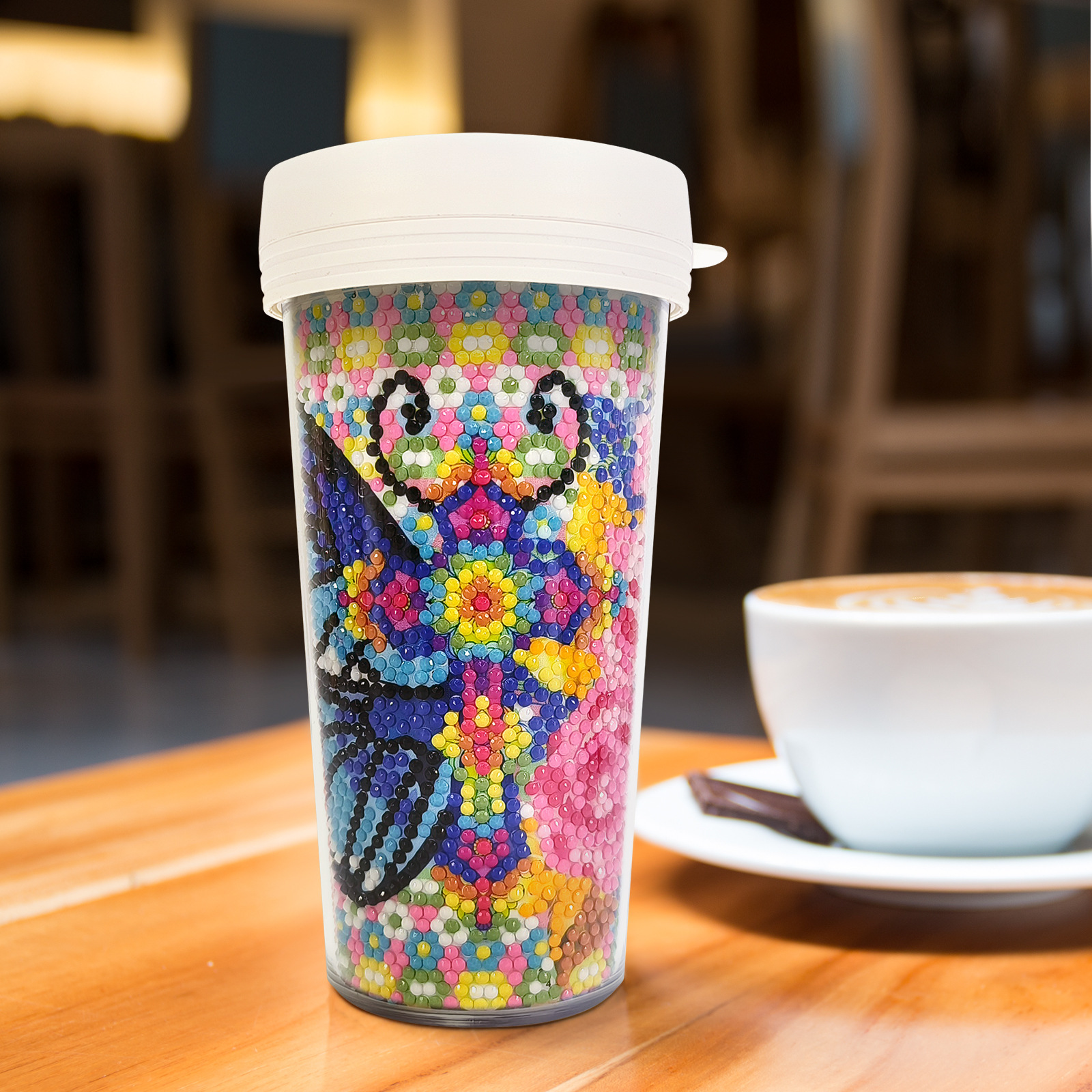 New Unique Diamond Painting Cup Cross border Supply Diamond Paste Embroidery DIY Handmade Full Diamond Creative Decoration Painting Wholesale