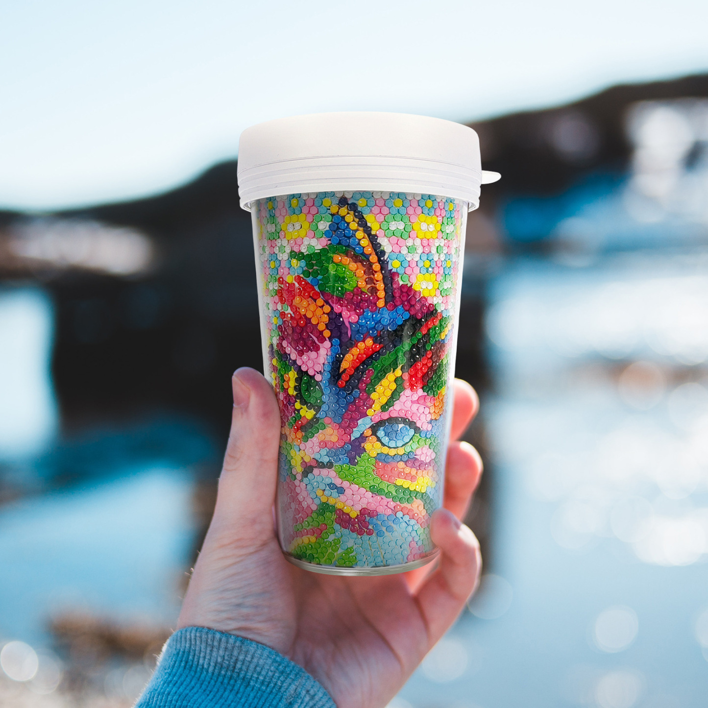 New Unique Diamond Painting Cup Cross border Supply Diamond Paste Embroidery DIY Handmade Full Diamond Creative Decoration Painting Wholesale