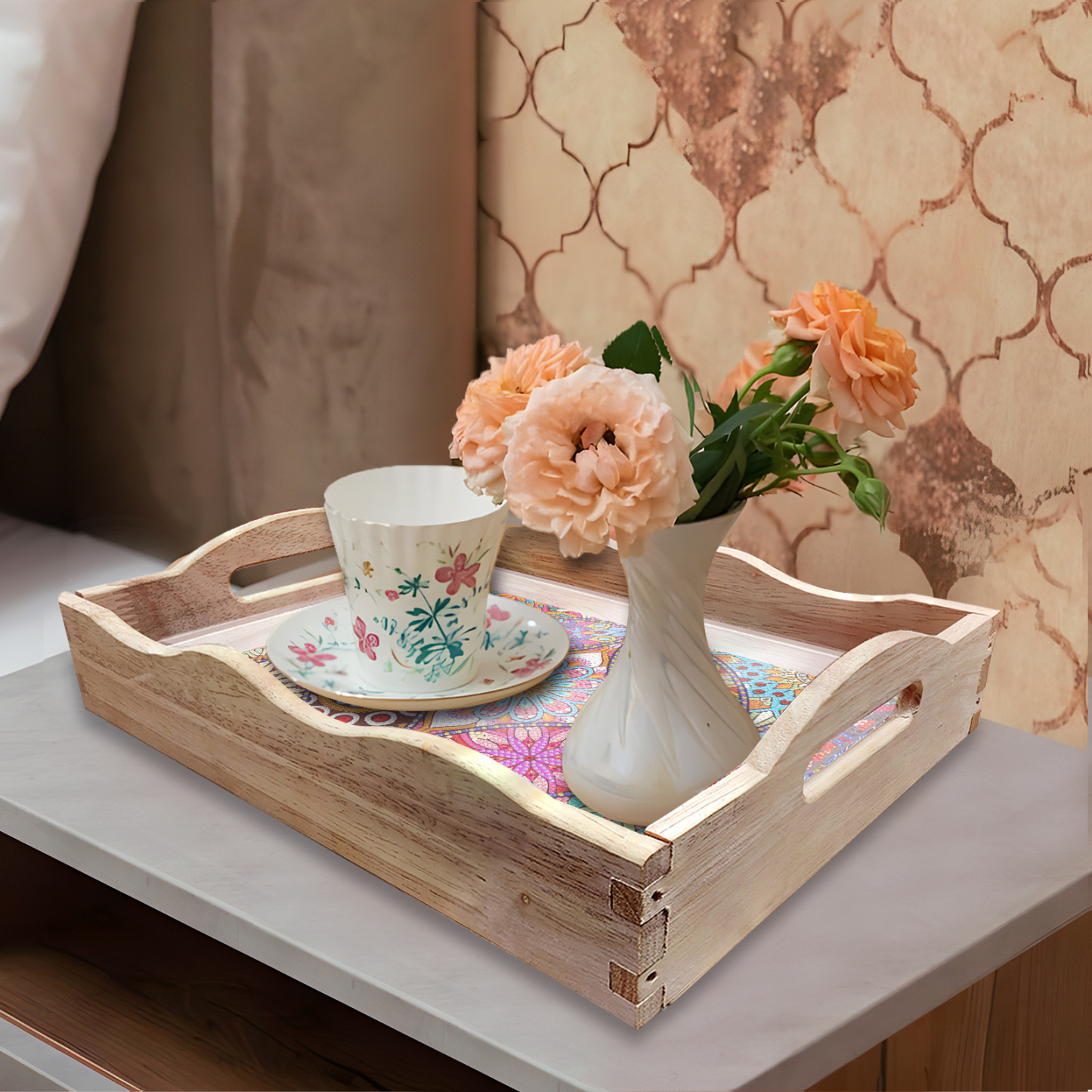 Diamond Painting DIY Dot Diamond Large Plate Mandala Handmade Diamond Paste Tray Cross Embroidery New Decorative Painting