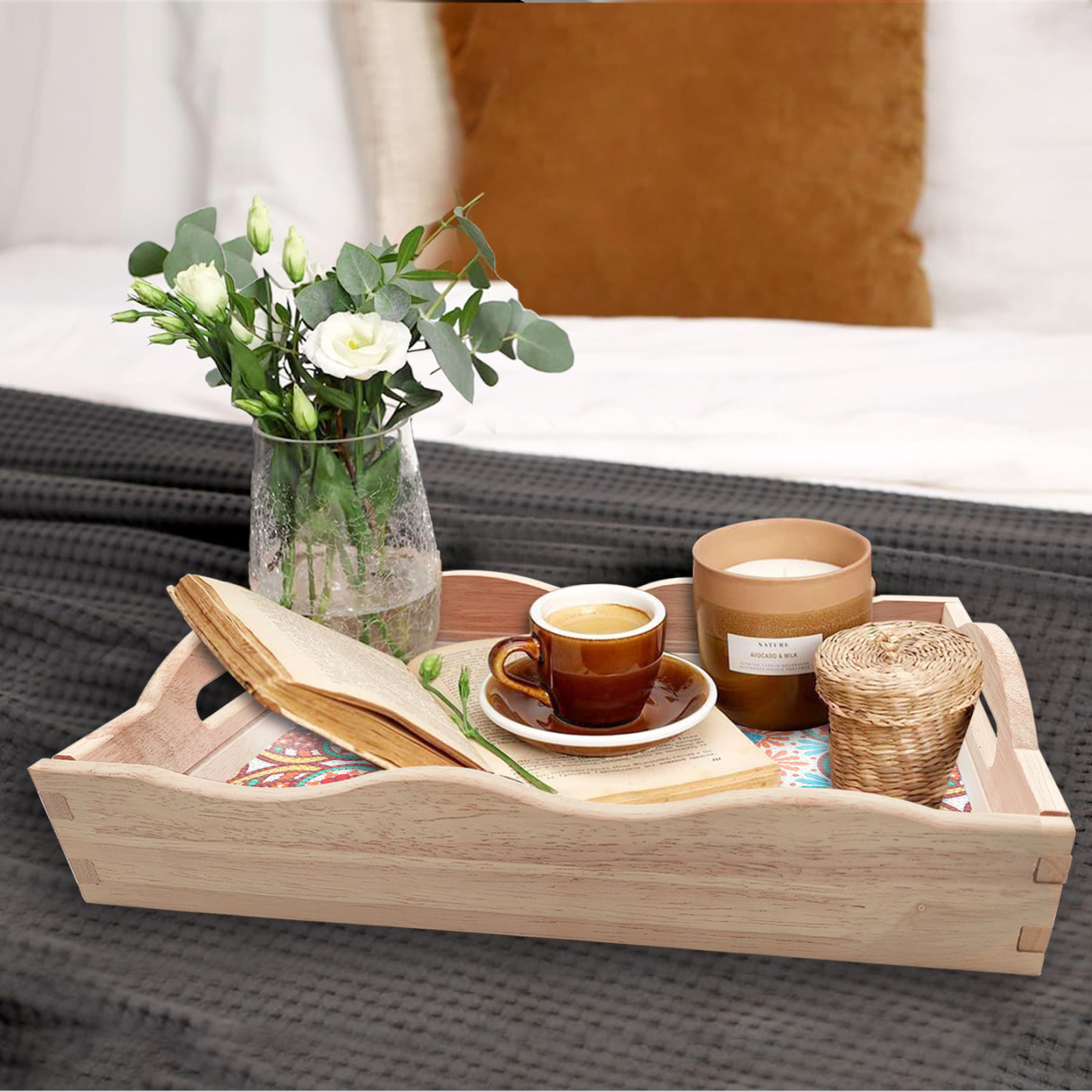 DIY Diamond Drawing Dot Diamond Plate, Large Dessert Tray, Mandala Cross border Popular Product, Embroidered with Diamonds