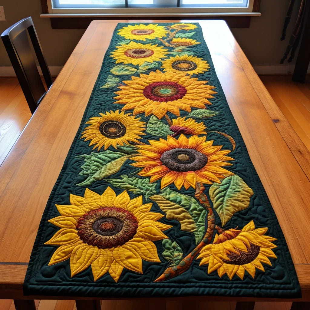 Sunflower TAI261223088 Quilted Table Runner – Yirenhouse