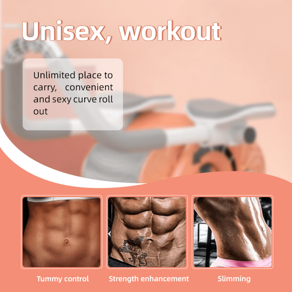 Elbow Support Rebound Abdominal Wheel(Get A Free Yoga Mat)-0320
