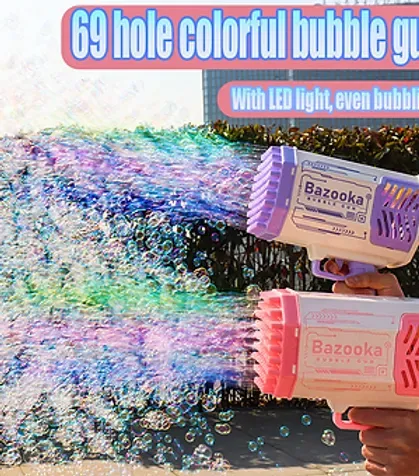 Electric Bubble Machine Gun Toy