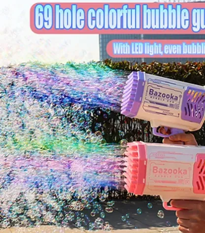 Electric Bubble Machine Gun Toy
