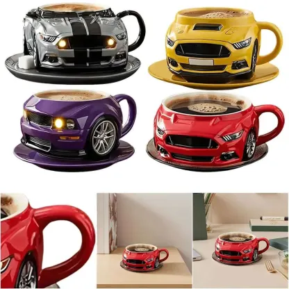 Durable Car Shaped Mug Creative Funny Novelty Drinkware Gifts For Men Handcrafted Coffee Cup For Home Office