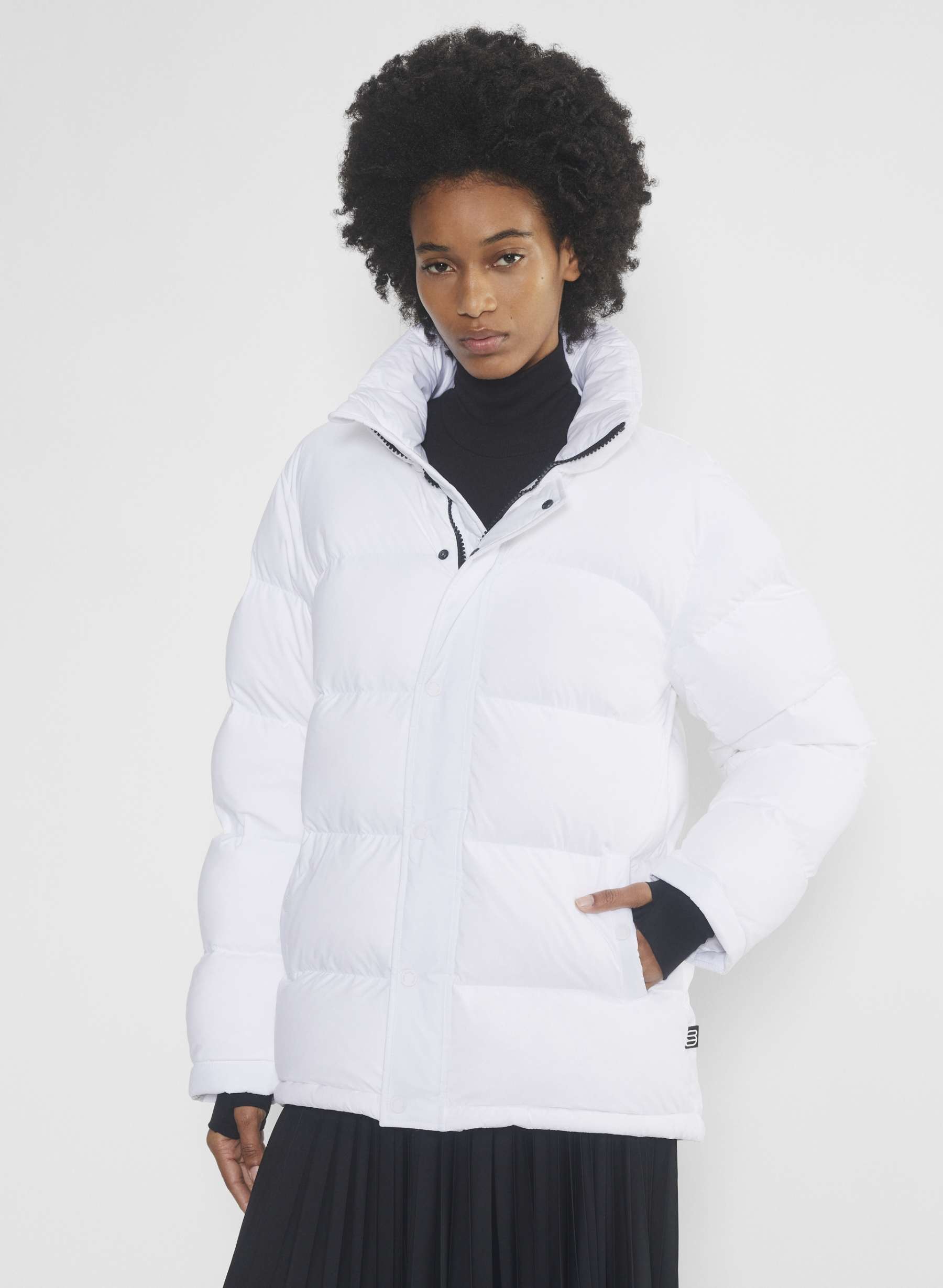 Japanese ripstop water-repellent premium down puffer