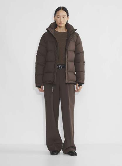 Japanese ripstop water-repellent premium down puffer