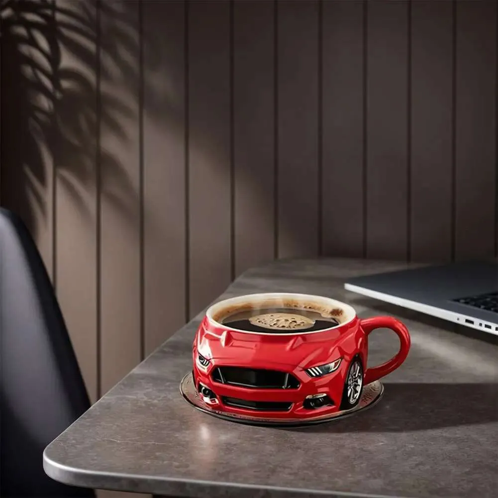 Durable Car Shaped Mug Creative Funny Novelty Drinkware Gifts For Men Handcrafted Coffee Cup For Home Office